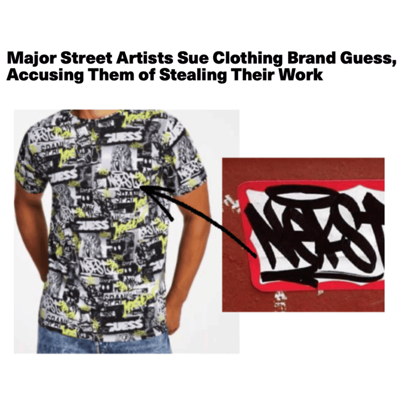 Guess Used Graffiti Without Consent — Now They're Being Sued